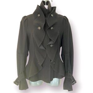 BCBG MAXAZRIA | Black Wool Coat